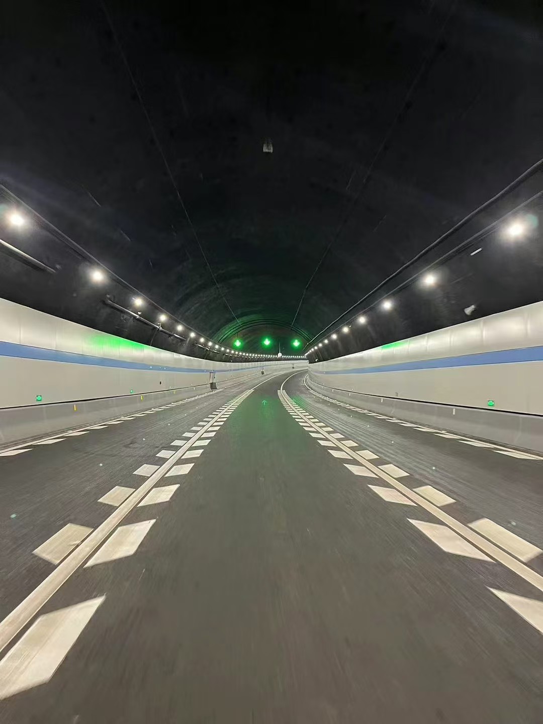 Cross-River Tunnel completed interior